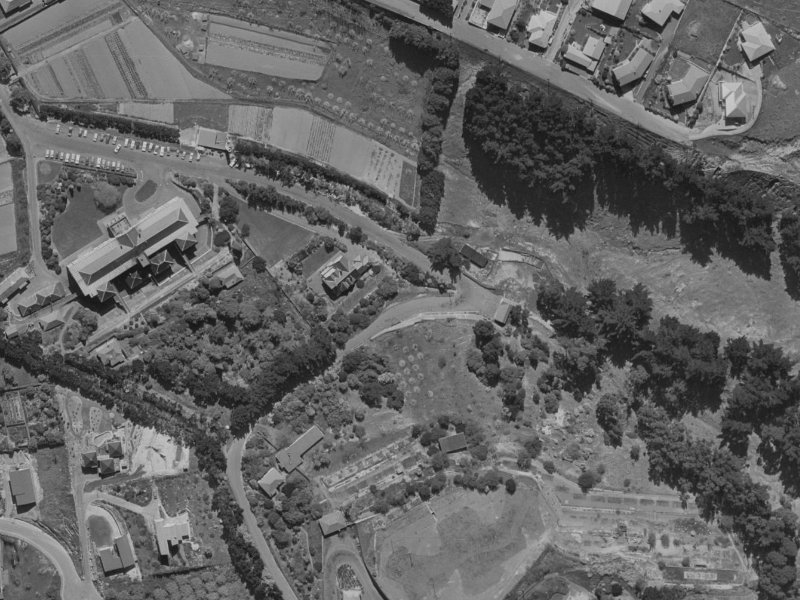 28 Major Aitken Drive from the air, 1970-1974