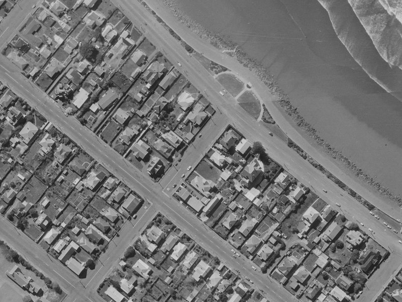 2 Hardwicke Street from the air, 1970-1974