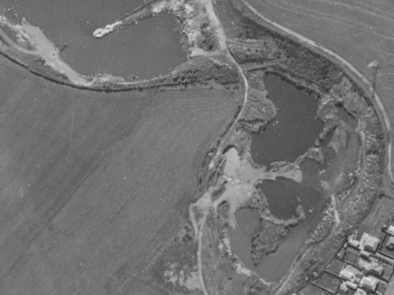 Chilwell Place from the air, 1970-1974