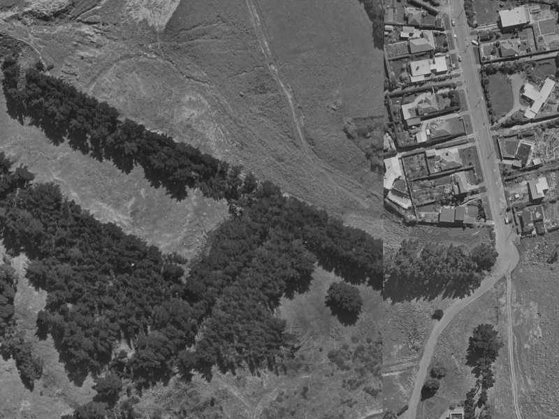 1 Holbank Lane from the air, 1970-1974