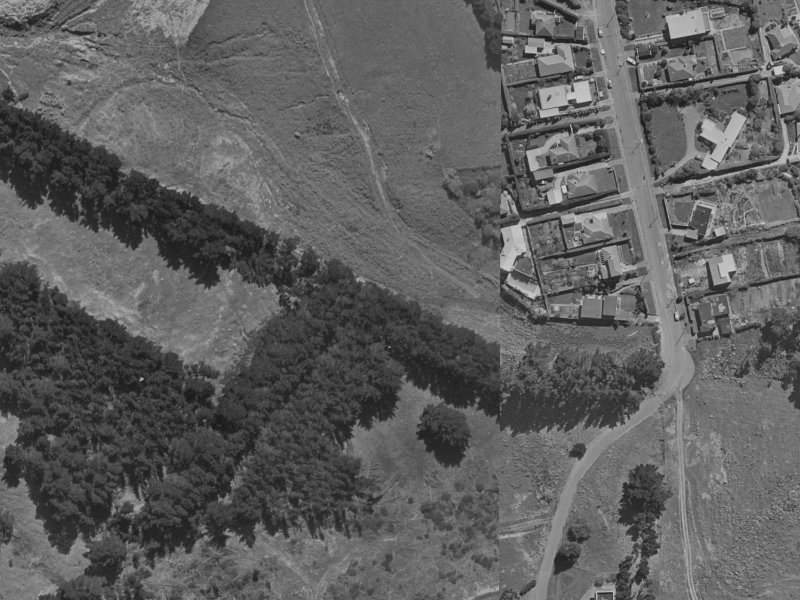 4 Holbank Lane from the air, 1970-1974