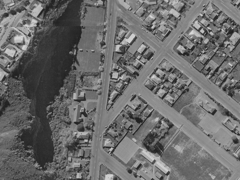 42 Stoke Street from the air, 1970-1974