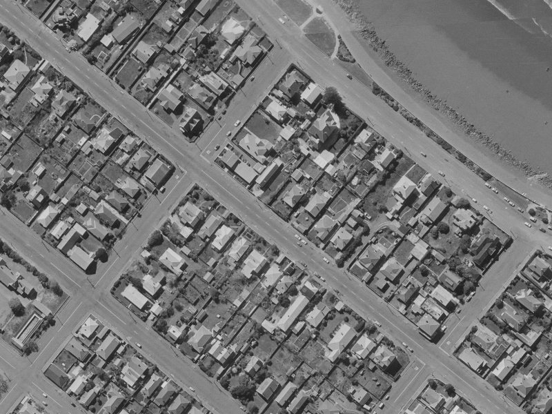 93 Nayland Street from the air, 1970-1974
