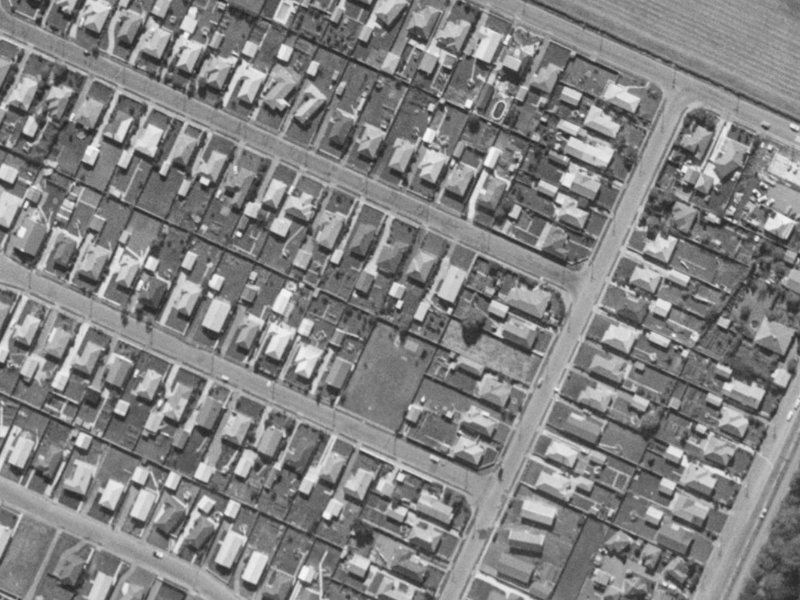 7 Cobra Street from the air, 1970-1974