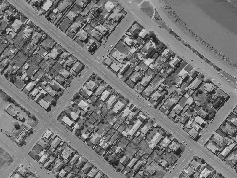 91A Nayland Street from the air, 1970-1974