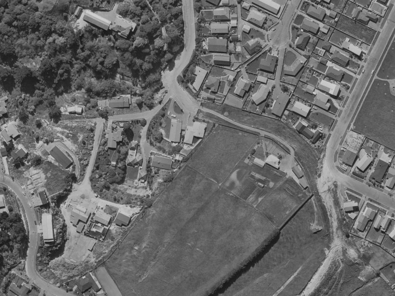 58 Rossmore Terrace from the air, 1970-1974