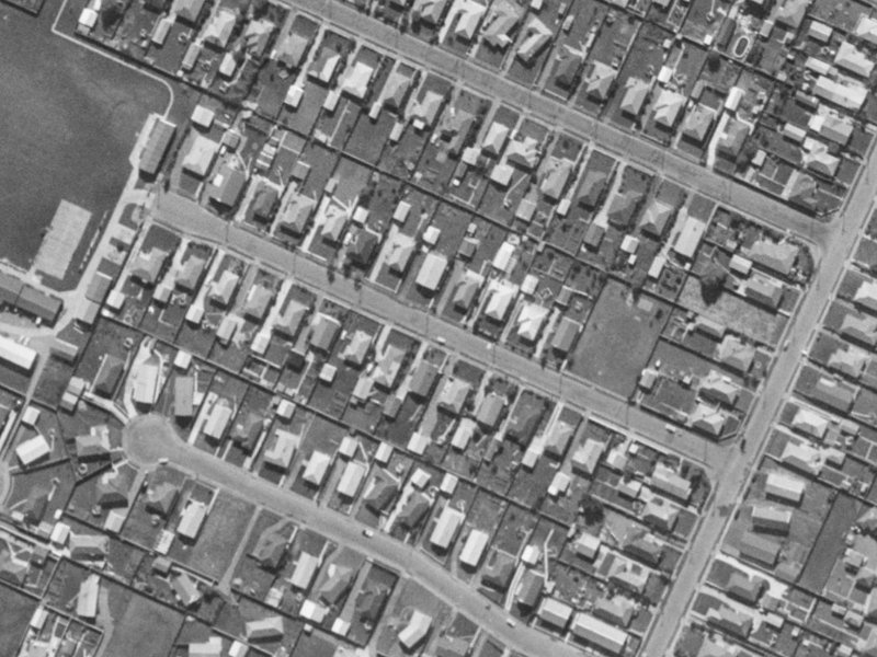 18 Cunningham Place from the air, 1970-1974