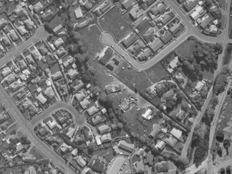 17 Ashbrook Lane from the air, 1970-1974