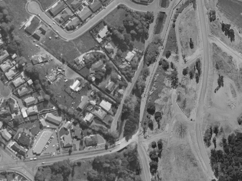 9 Ashgrove Terrace from the air, 1970-1974