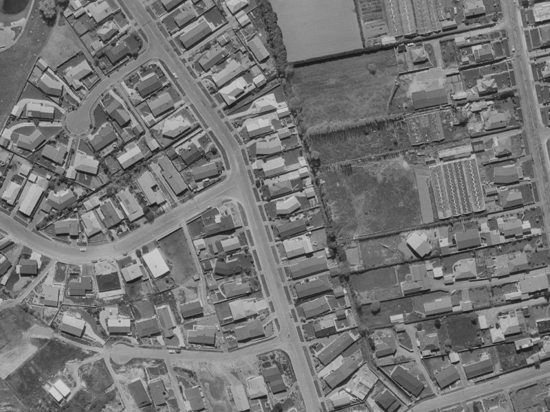 43 Landsdowne Terrace from the air, 1970-1974