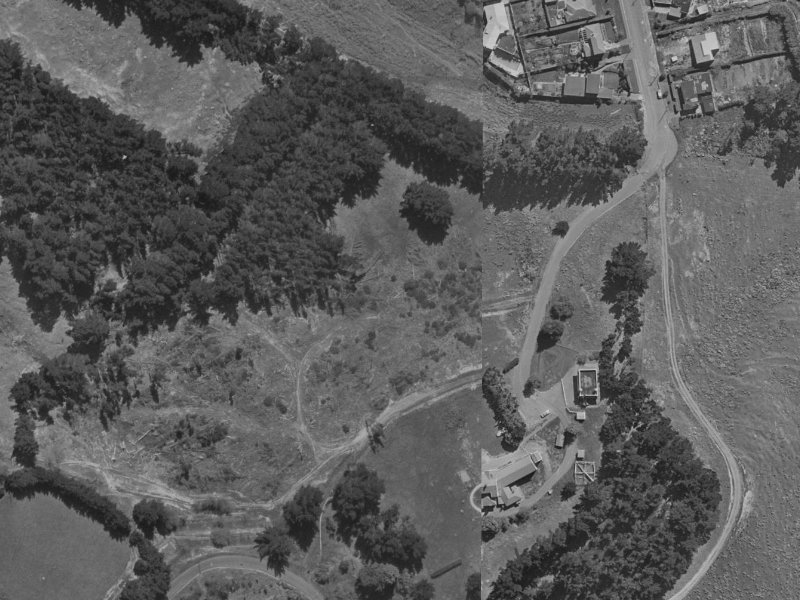 117 Major Aitken Drive from the air, 1970-1974