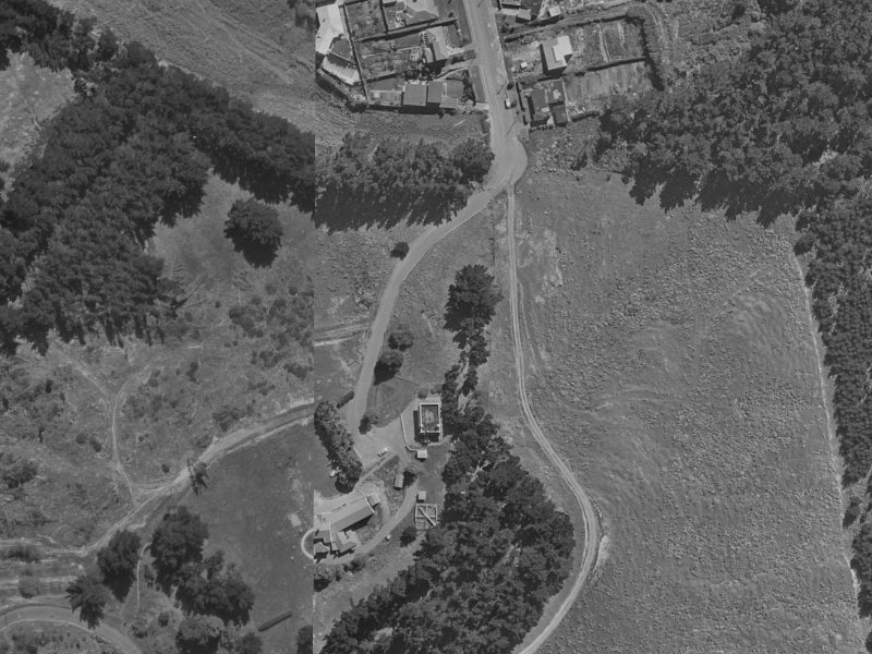 120 Major Aitken Drive from the air, 1970-1974