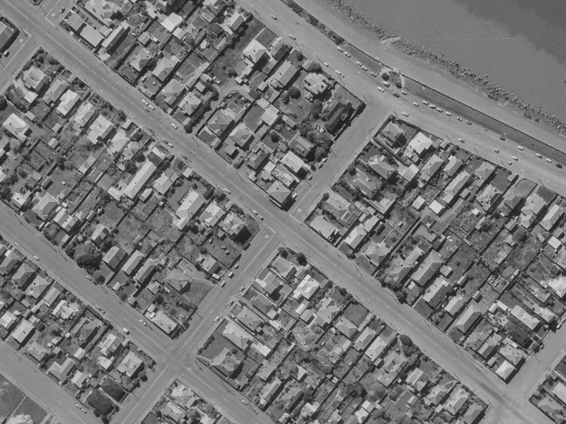 109 Nayland Street from the air, 1970-1974