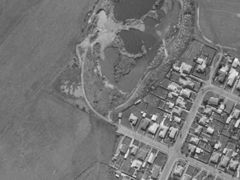 6 Arkwright Place from the air, 1970-1974