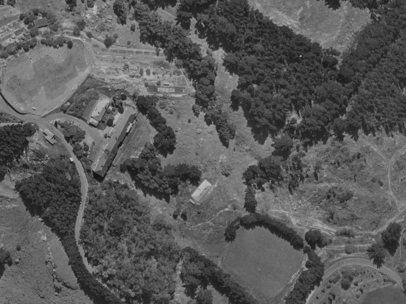 11 Runswick Lane from the air, 1970-1974