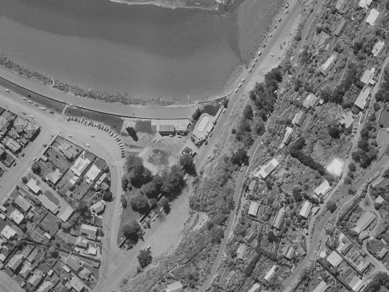 Scarborough Road from the air, 1970-1974