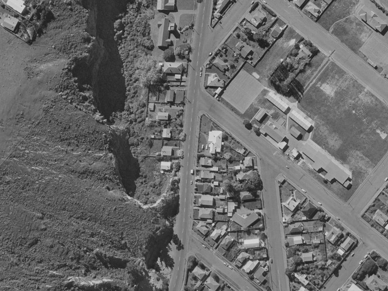 57 Wakefield Avenue from the air, 1970-1974