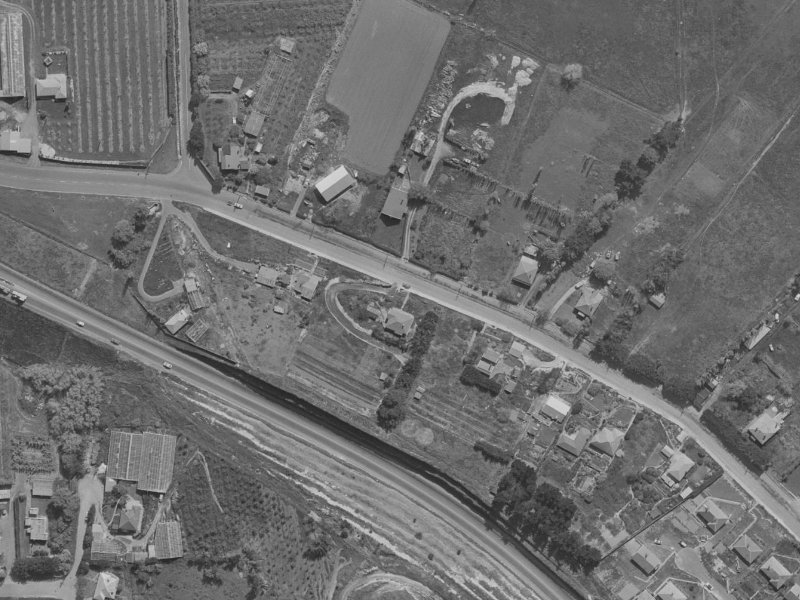 143 Port Hills Road from the air, 1970-1974