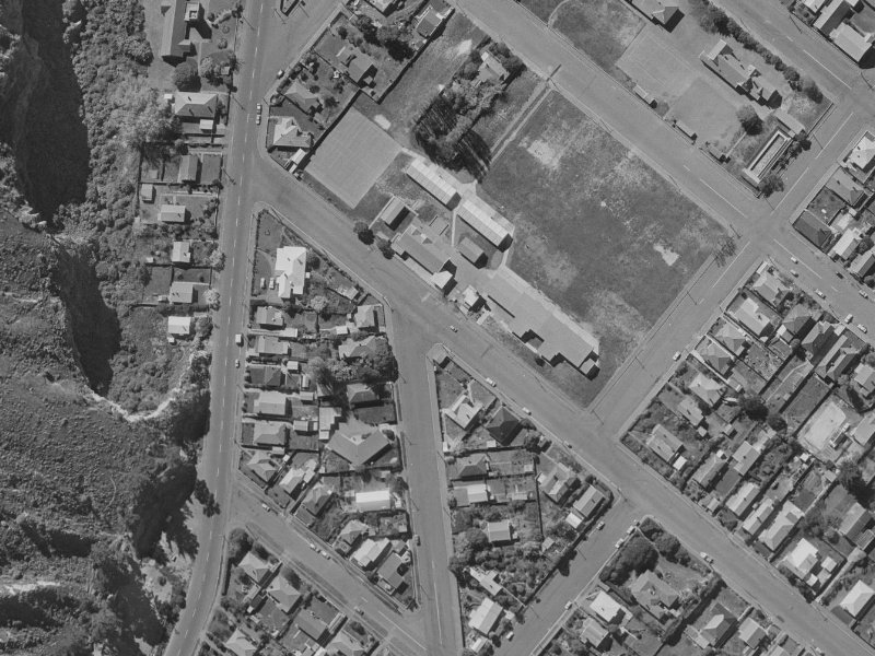 6F Colenso Street from the air, 1970-1974