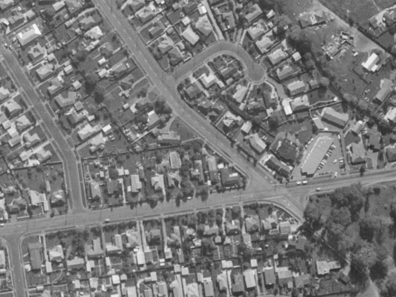 320 Hoon Hay Road from the air, 1970-1974