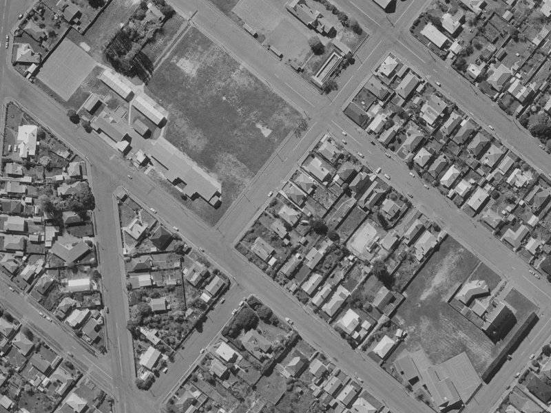 29 Hardwicke Street from the air, 1970-1974