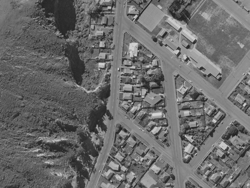 67 Wakefield Avenue from the air, 1970-1974