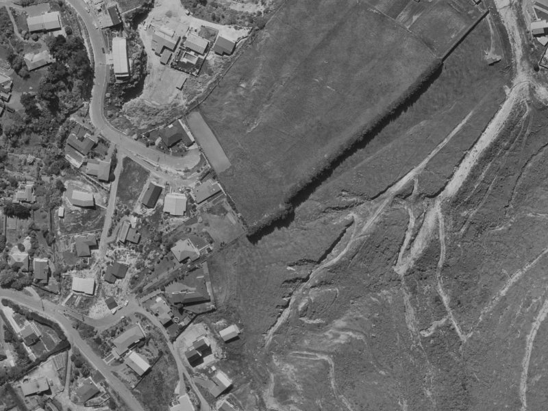 9 Stoddart Lane from the air, 1970-1974