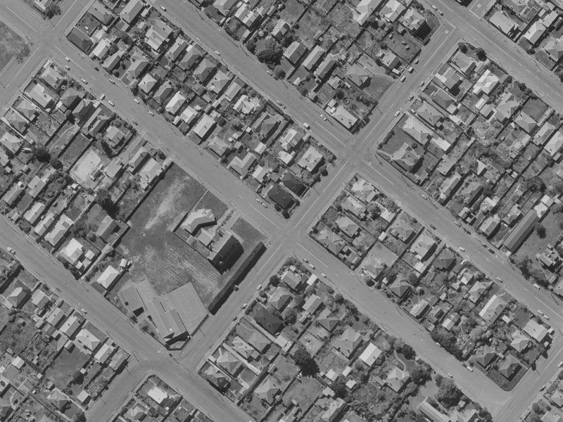 26 Menzies Street from the air, 1970-1974