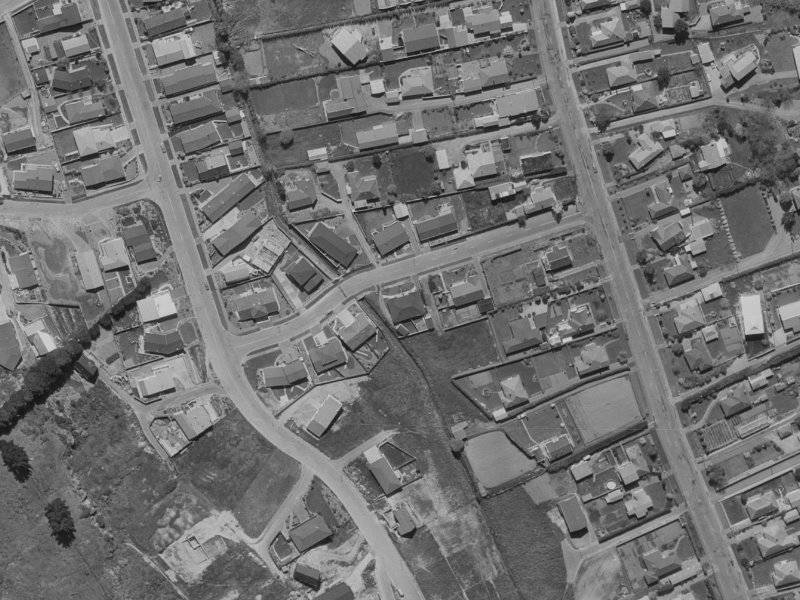 8B Wedgewood Avenue from the air, 1970-1974