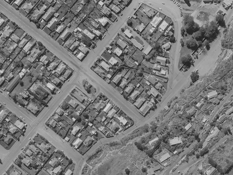 133 Nayland Street from the air, 1970-1974