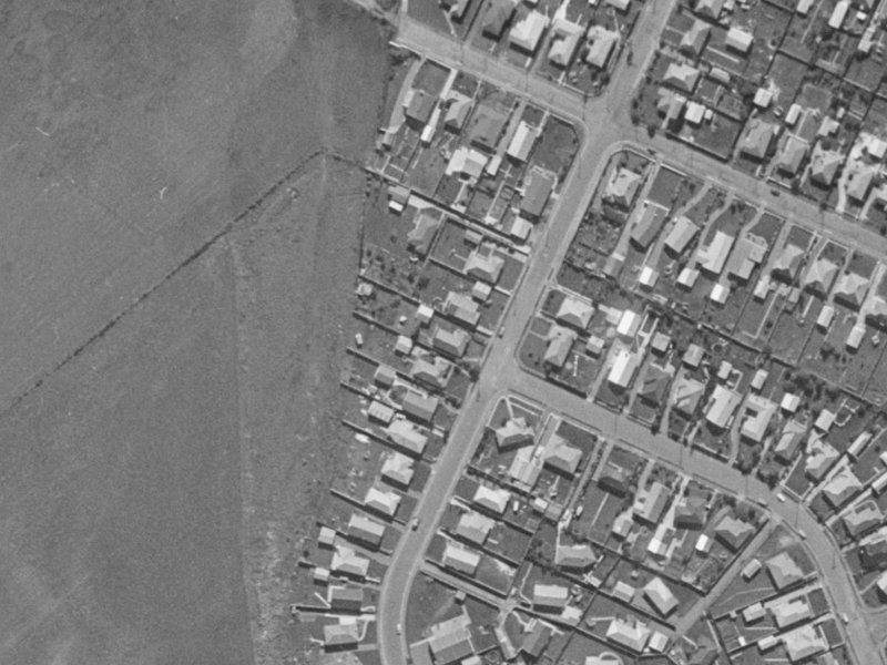 173 Wales Street from the air, 1970-1974