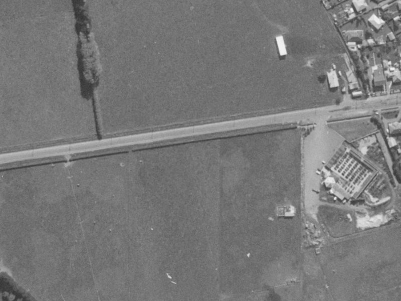 217 Cashmere Road from the air, 1970-1974