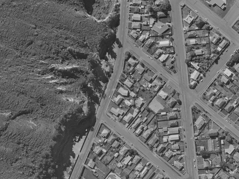 79 Wakefield Avenue from the air, 1970-1974