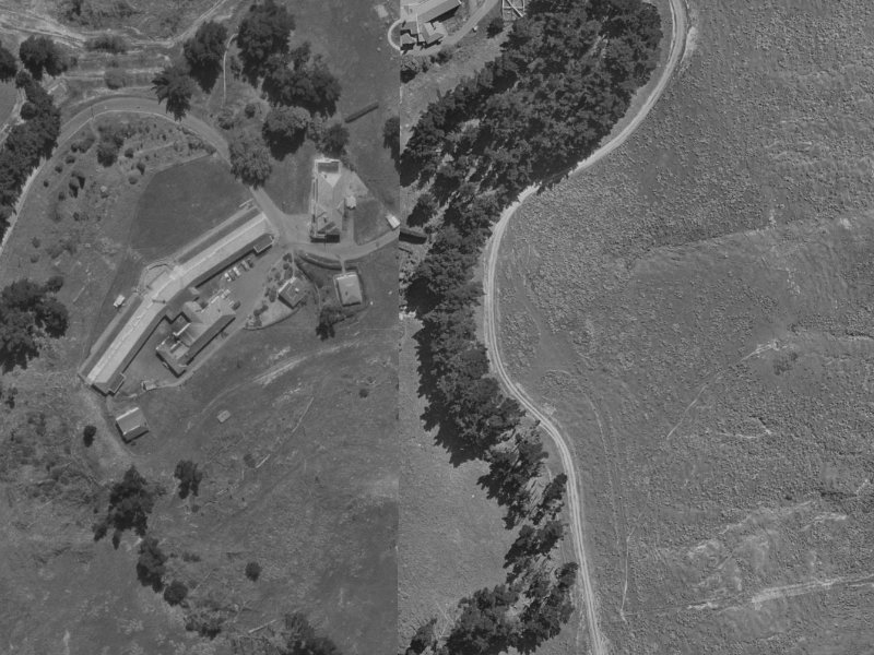 1 Tideswell Lane from the air, 1970-1974