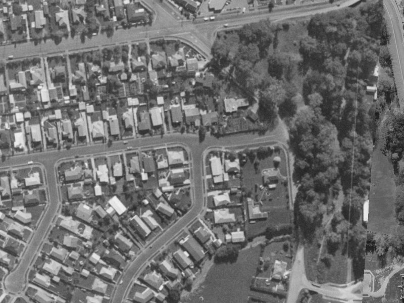 6 Hurunui Street from the air, 1970-1974