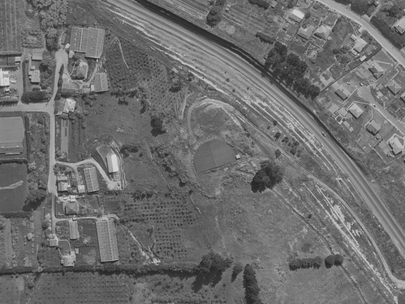 23 Butts Valley Road from the air, 1970-1974