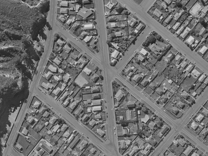 22 Whitfield Street from the air, 1970-1974