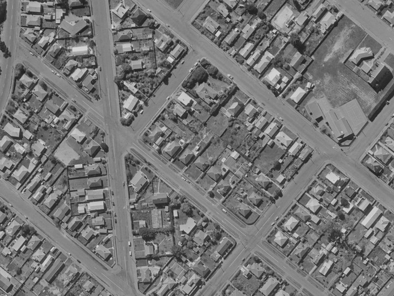 23 Arnold Street from the air, 1970-1974