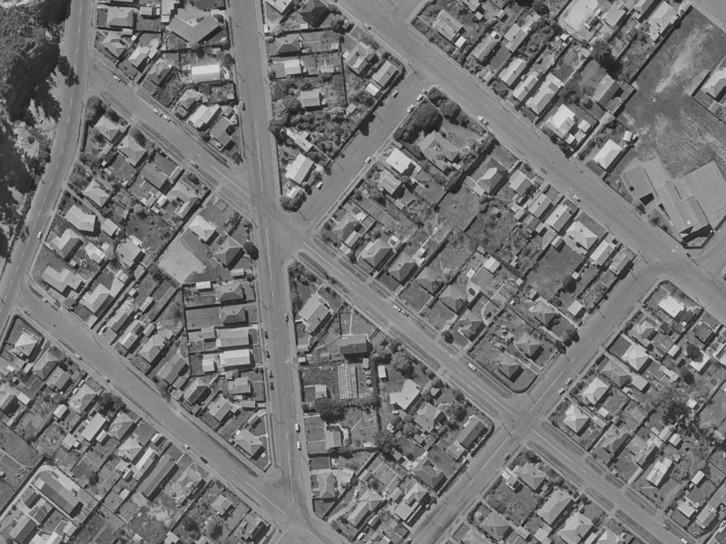 21 Arnold Street from the air, 1970-1974