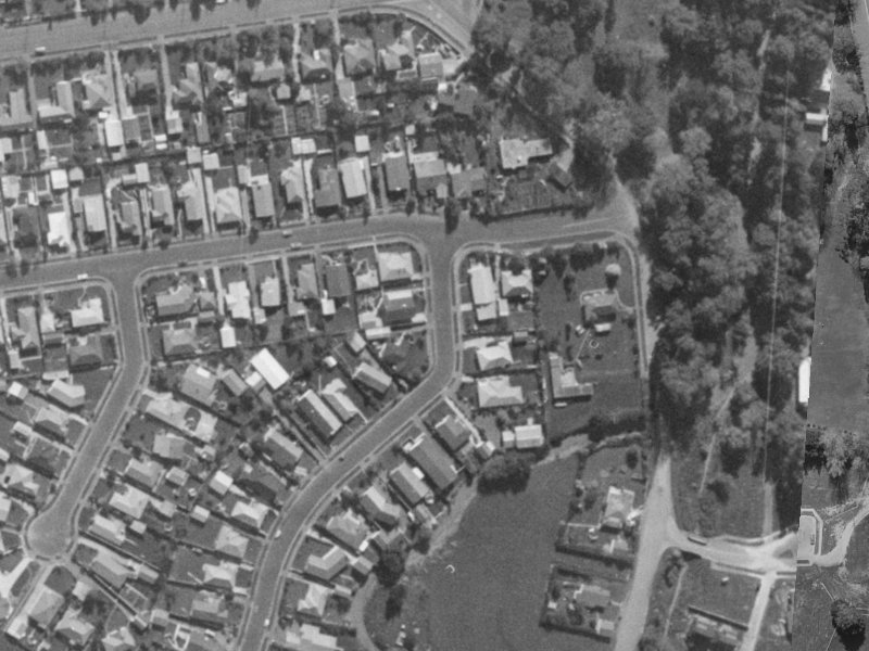 4 Waiau Street from the air, 1970-1974