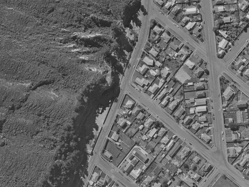 2 Denman Street from the air, 1970-1974