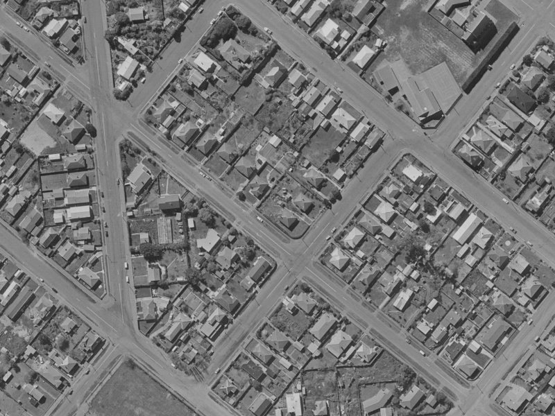 10 Van Asch Street from the air, 1970-1974