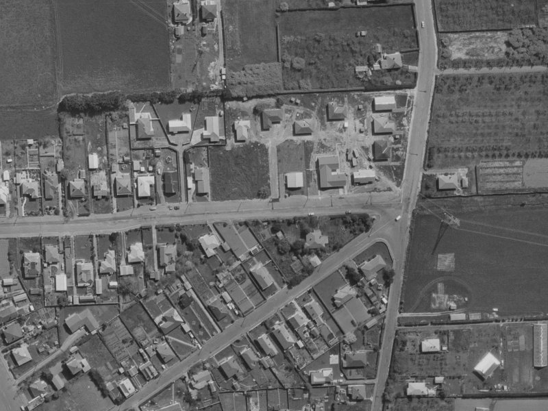 9 Martindales Road from the air, 1970-1974