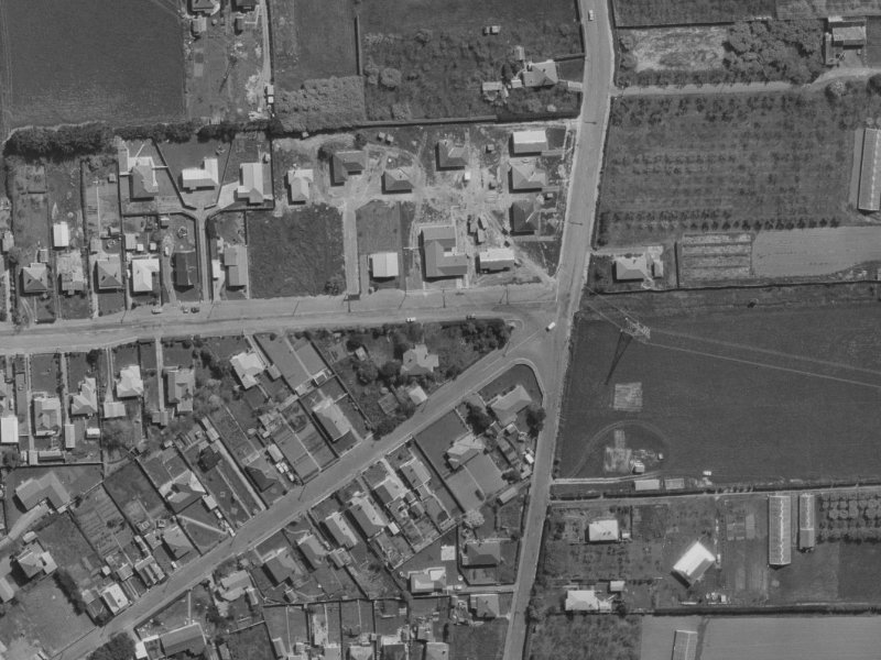 1 Martindales Road from the air, 1970-1974