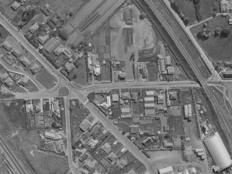 72 Martindales Road from the air, 1970-1974