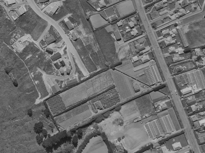 91 Landsdowne Terrace from the air, 1970-1974