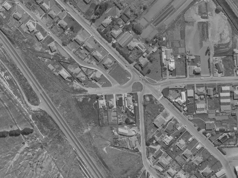 77 Martindales Road from the air, 1970-1974