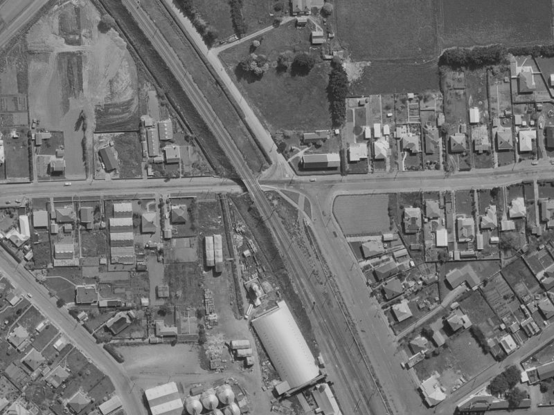 50 Station Road from the air, 1970-1974