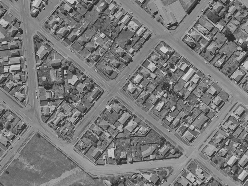 11 Van Asch Street from the air, 1970-1974