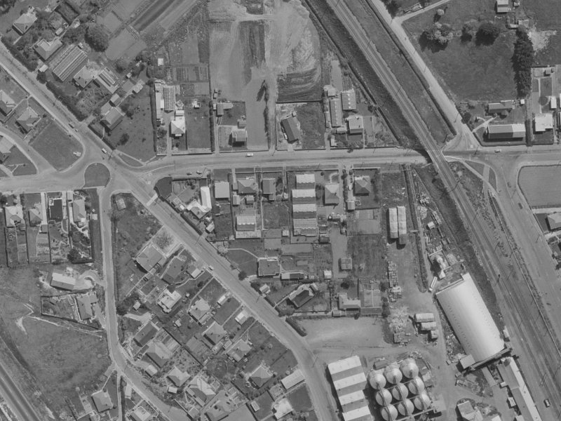 65 Martindales Road from the air, 1970-1974